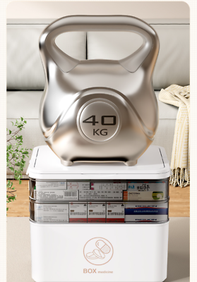 3-Layer Medicine Cabinet Family Storage Dustproof Large Capacity Case Organizer